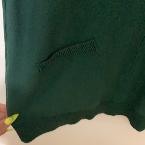 Forest Green Sweater Dress - Picture 2 of 2